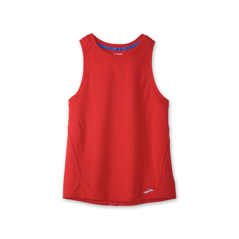 Brooks DISTANCE Running Tank Top Womens Sale - Jamberry/Red (WGR403798)